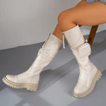 Women's Fashion Knee-High Boots with Side Bags 57105980S