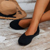 Women's Knitted Slip-On Flats 43611022C