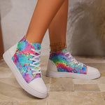 Women's Casual Graffiti High Top Canvas Shoes 72158264S