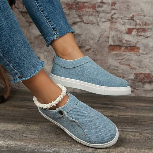 Women's Slip-On Flat Sneakers 31801097C