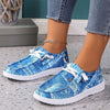 Women's Color-Block Lace-Up Slip-On Sneakers 50491077C