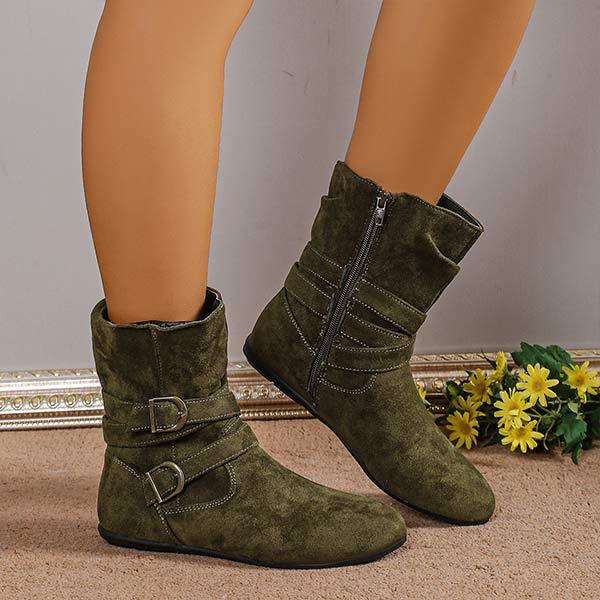 Women's Suede Ankle Boots 86882259C