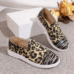 Women's Leopard Print Casual Versatile Flat Shoes 26561558C