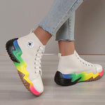 Women's High-Top Canvas Sneakers 47402099C