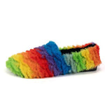 Women's Colorful Slip-On Fur Flats 27948680C