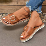 Women's Flat Retro Sandals 65633449C