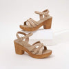 Women's Chunky Heel Platform High Heel Sandals 14903722C