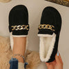 Women's Slip-On Furry Lined Winter Shoes 47630189C