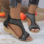Women's Peep Toe Wedge Sandals 57663364C