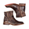 Women's Low Heel Square Toe Short Martin Boots 78133924C