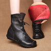 Women's Vintage Genuine Leather Ankle Boots 97246817C