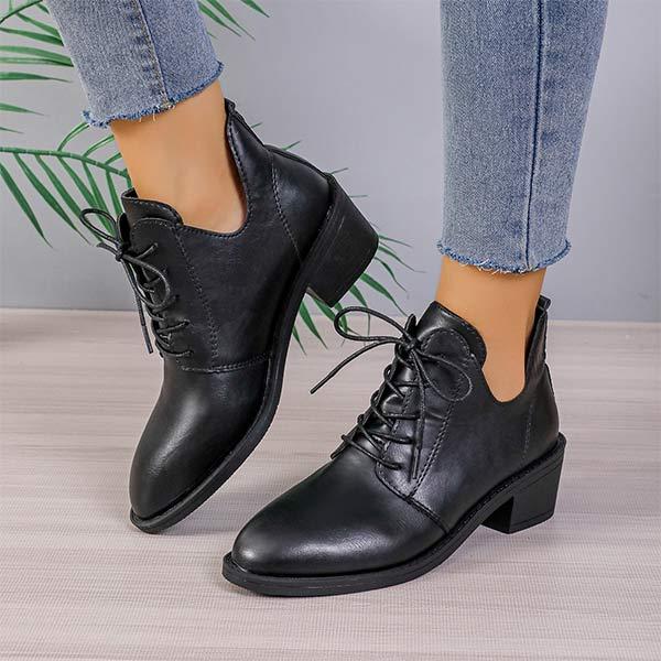 Women's Classic Ankle Boots with Strap Detail 53422113C