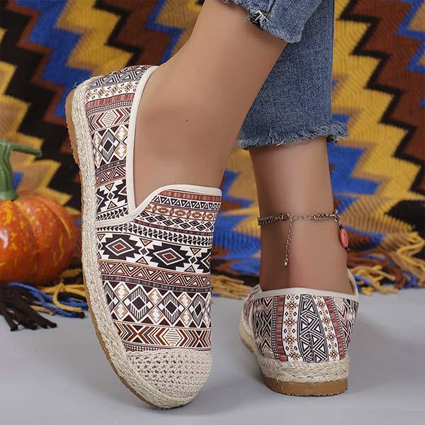 Women's Flat Casual Jute Sole Slip-On Shoes 46816005C