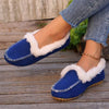 Women's Flat Fleece-Cuffed Cotton Shoes 82686035C