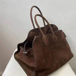 Women's Large-Capacity Vintage-Style Commuter Tote Bag 71743954C