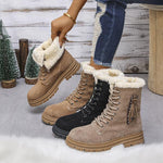 Women's Ethnic Style Tassel Decorated Snow Boots 95246389S