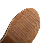 Women's Comfortable Chunky Heel Buckle Slippers 87007371C