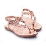 Women's Elegant Floral Comfort Flat Sandals 81096519C