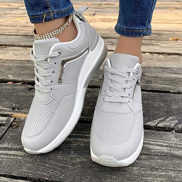 Women's Fashion Lace-Up Casual Sneakers 00888396C