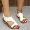 Women's Casual Beach Velcro Flat Sandals 18112901S