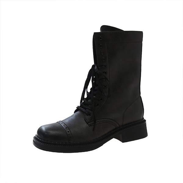 Women's Vintage Side-Zip Martin Boots 91146152C