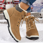 Women's Casual Lace Up Warm Snow Boots 78015313S