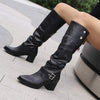 Women's Fold-Over Knee-High Boots 59060157C