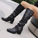 Women's Fold-Over Knee-High Boots 59060157C