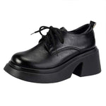 Women's Platform Lace-Up Shoes 14572696C