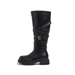 Women's Thick Sole Front Zip High Rider Boots 09067782C