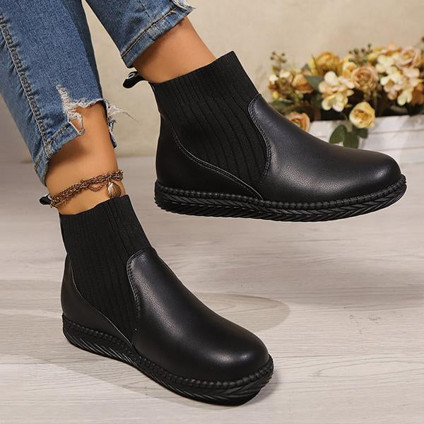 Women's Casual Flat Slip-On Ankle Boots 53466536S