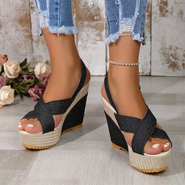 Women's Thick Sole Wedge Sandals 88441246C