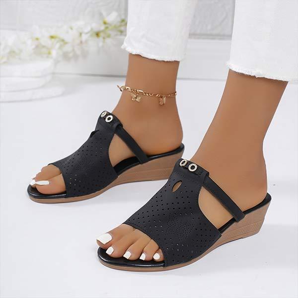Women's Platform Slide Wedge Sandals 05690657C
