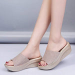 Women's Thick-Soled Wedge Heel Sandals 95148150C