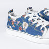 Women's Casual Low Top Printed Canvas Flats 03843943C