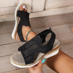 Women's Casual Wedge Flyweave Hollow Beach Sandals 60477569S
