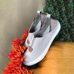 Women's Vintage Color Elastic Flat Canvas Shoes 46316674S