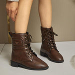 Women's Casual Daily Lace-Up Martin Boots 89138318S