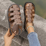 Women's Roman Style Flat Sandals 37097608C