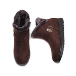 Women's Casual Plush Flat Snow Boots 21063056S