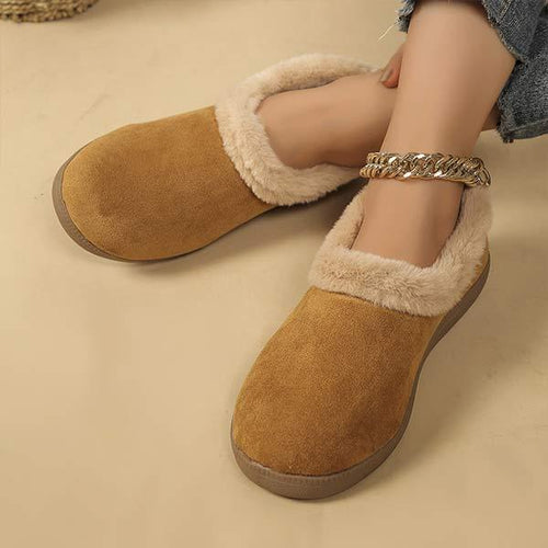 Women's Slip-On Faux Fur Snow Boots 07700831C