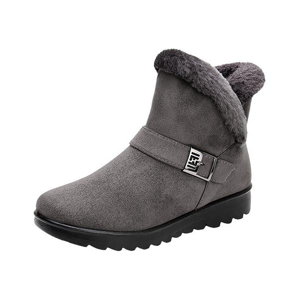 Women's Casual Plush Flat Snow Boots 21063056S