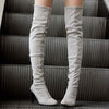 Women's High-Heeled Stretch Suede Over-the-Knee Boots 44888438C