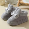 Women's Plush Rabbit Cotton Boots with Fleece Lining 75662175C