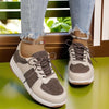 Women's Casual Plush Lined Color Block Sneakers 64795818S