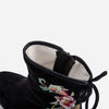 Women's Casual Flower Embroidered Ankle Boots 93576007S