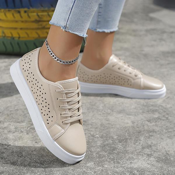 Women's Casual Hollow Round Toe Sneakers 46738087S
