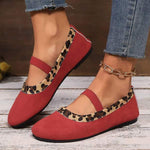 Women's Color-Block Flat Strap Shoes 05429472C