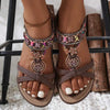 Women's Bohemian Flat Rhinestone Sandals 38370177C