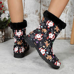 Women's Fashionable and Comfortable Christmas-Themed Warm Boots 12448553C